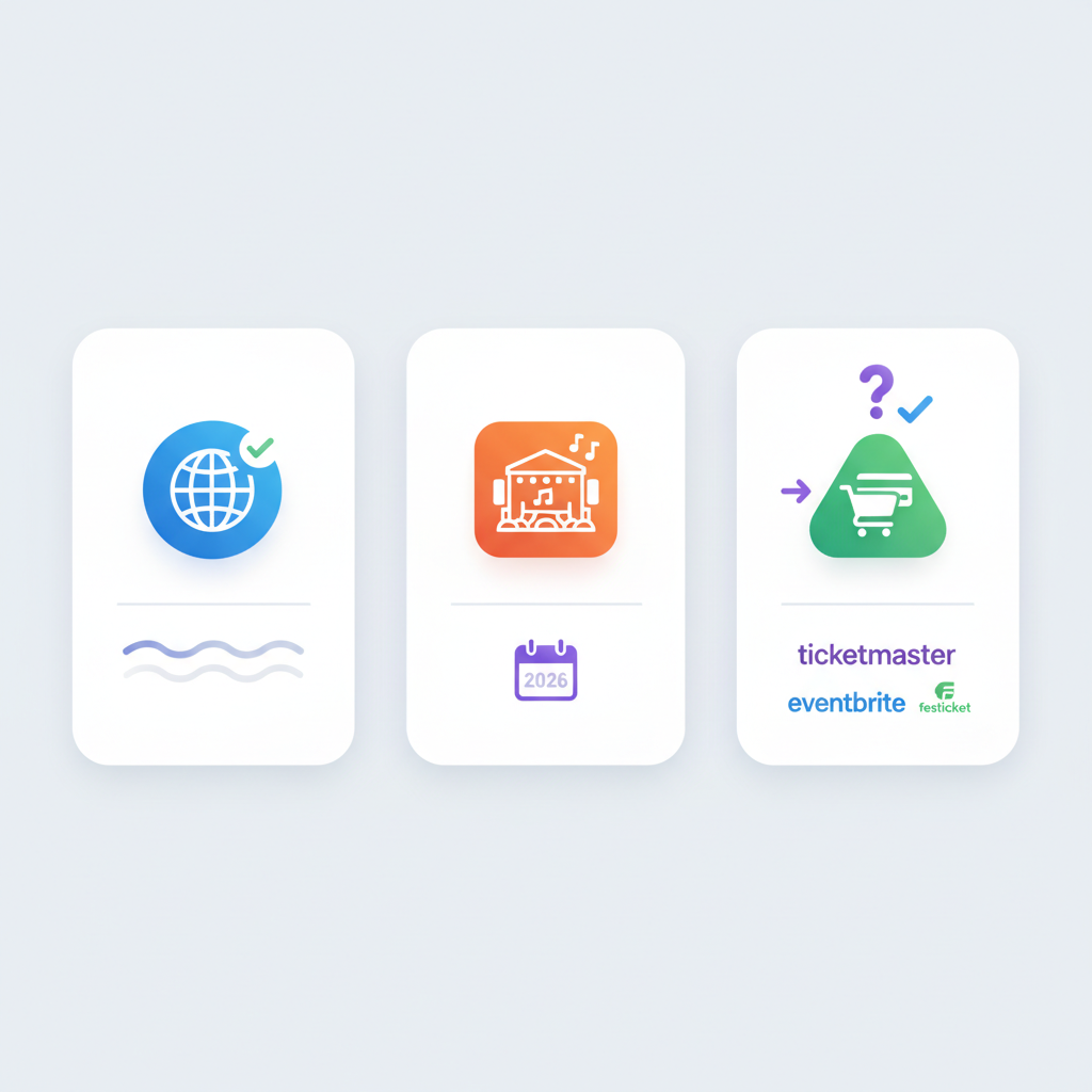 Quick answer — Which platforms to check first for European festivals illustration