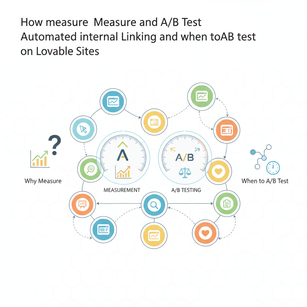 How to Measure and A/B Test Automated Internal Linking on Lovable Sites