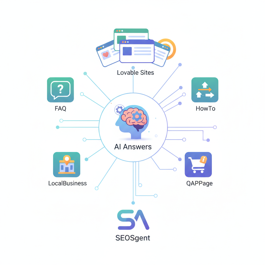 How to Use Structured Data Templates in SEOAgent to Win AI Answers for Lovable Sites