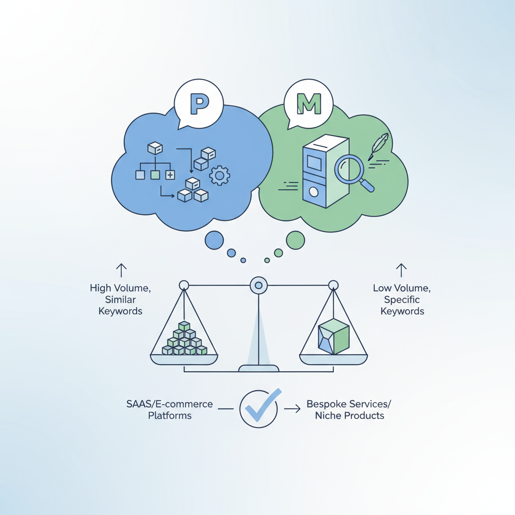When to Use Programmatic SEO vs Manual Content for Product & Service Pages on Lovable Sites