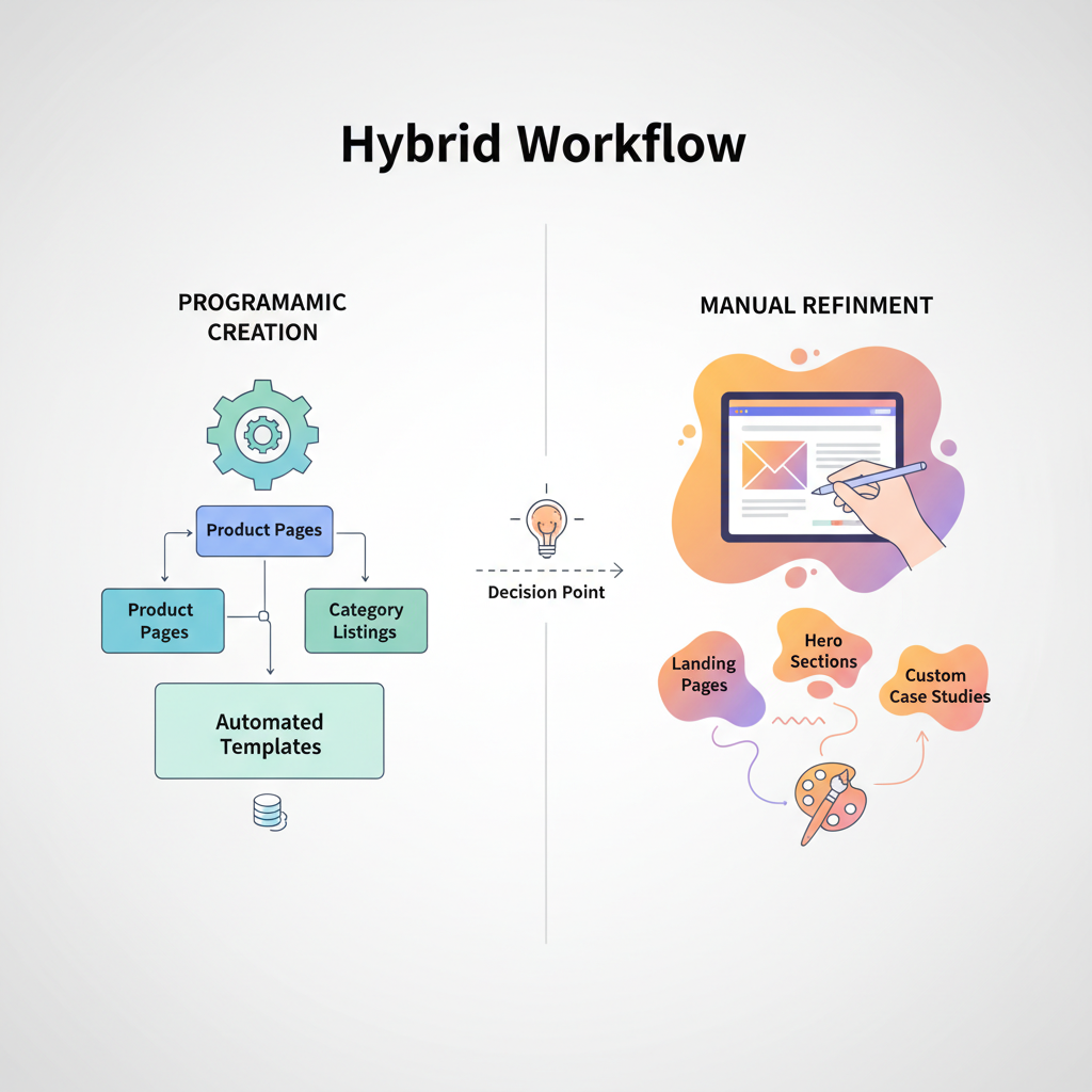 Hybrid Workflow: Step-by-Step Guide to Combining Programmatic Templates and Manual Editing on Lovable Sites