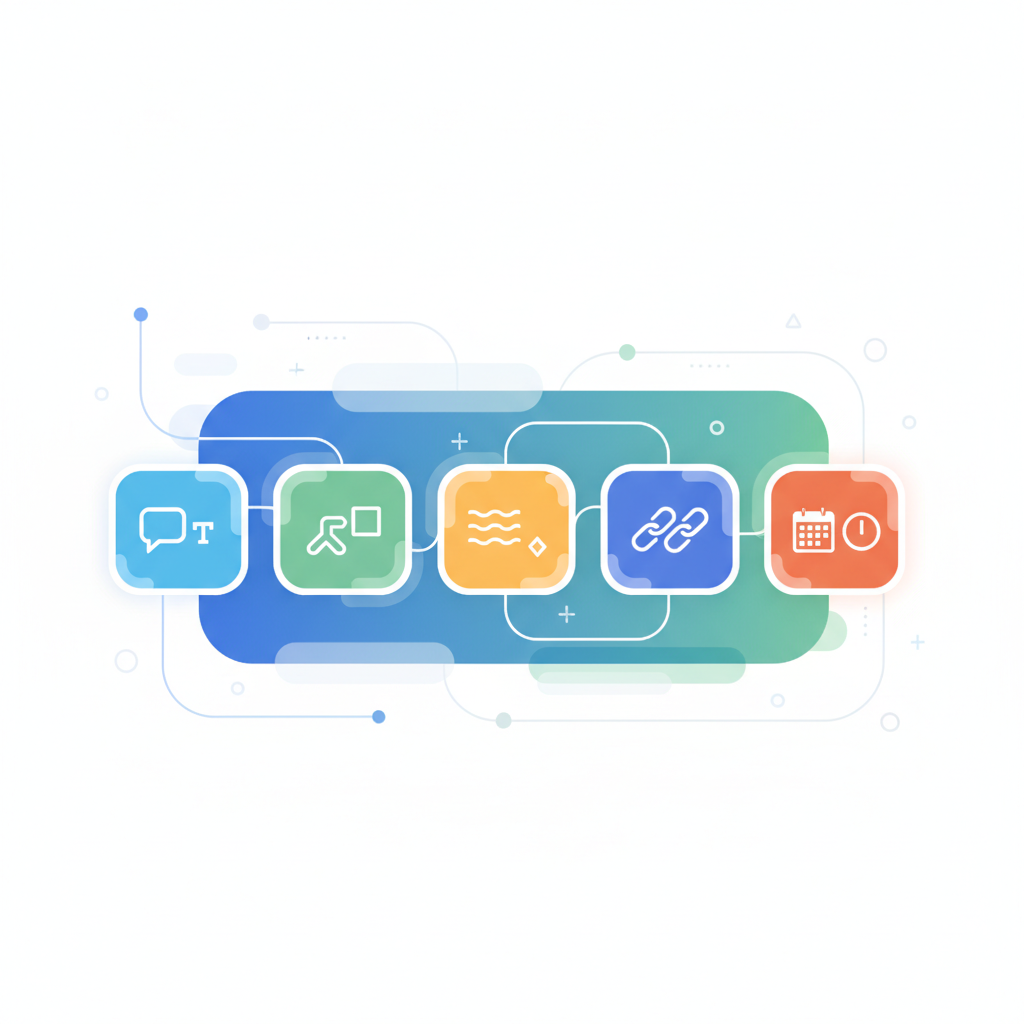 Core required fields for every programmatic page (title, slug, primary content, canonical, publish_date) illustration