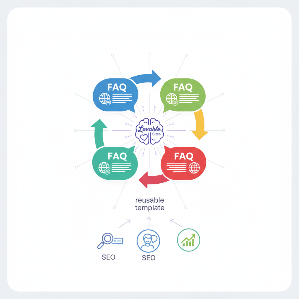 Why reusable localized FAQ schema templates matter for Lovable sites illustration