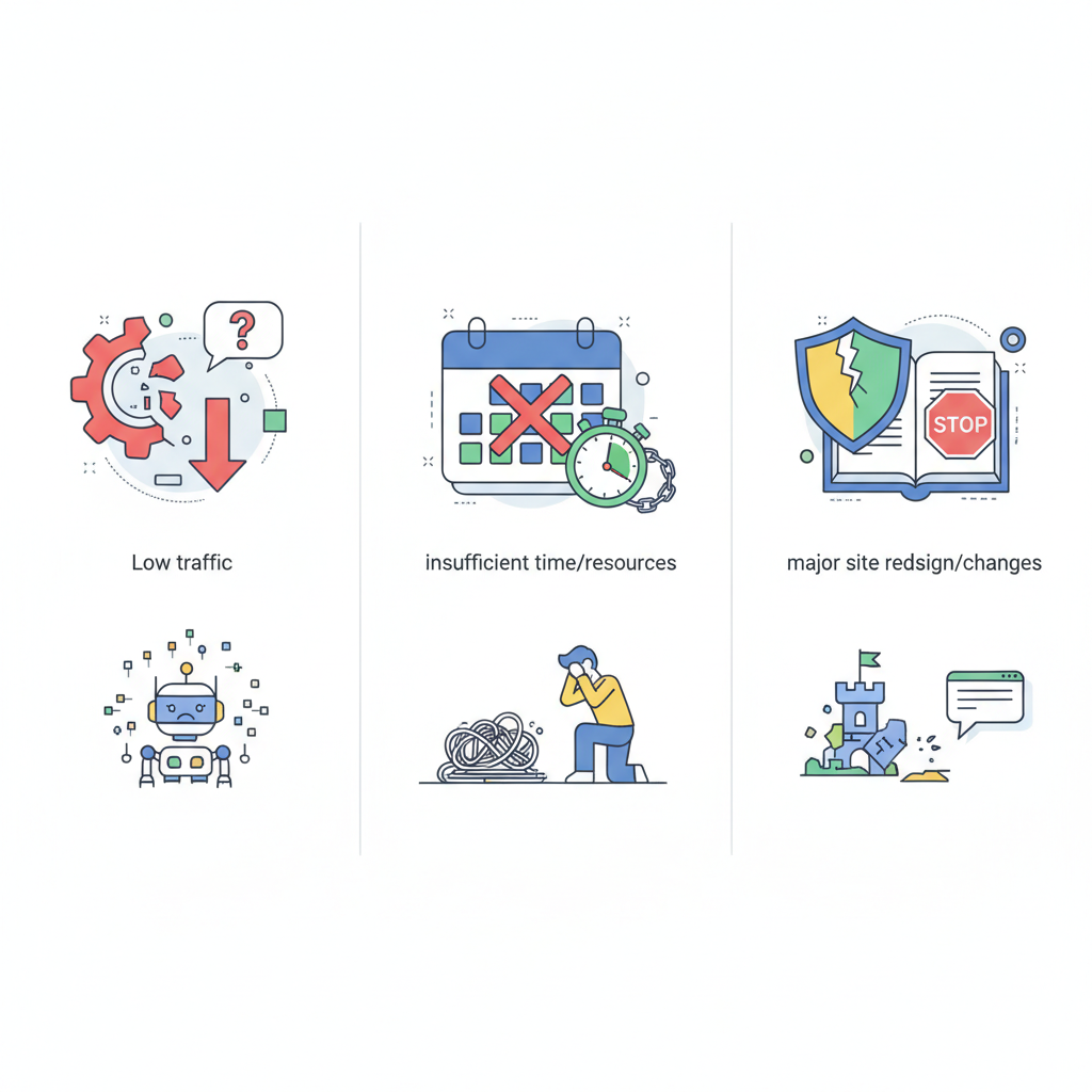 When NOT to a/b test faq snippets on Lovable sites illustration