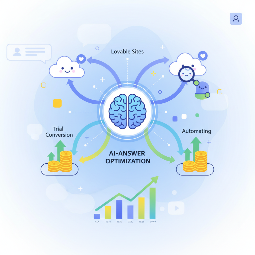 Why AI-answer optimization matters for Lovable SaaS sites illustration