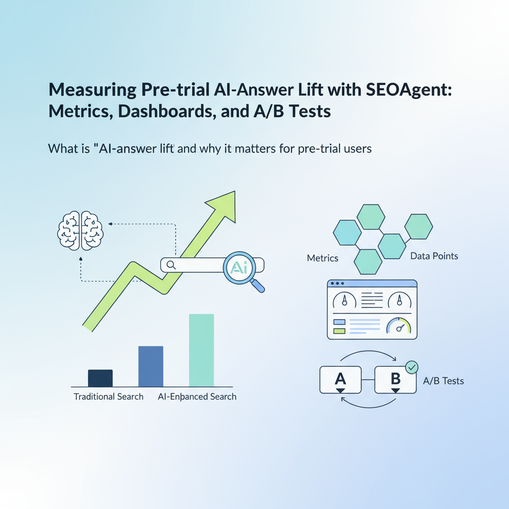 What is 'AI-answer lift' and why it matters for pre-trial users illustration