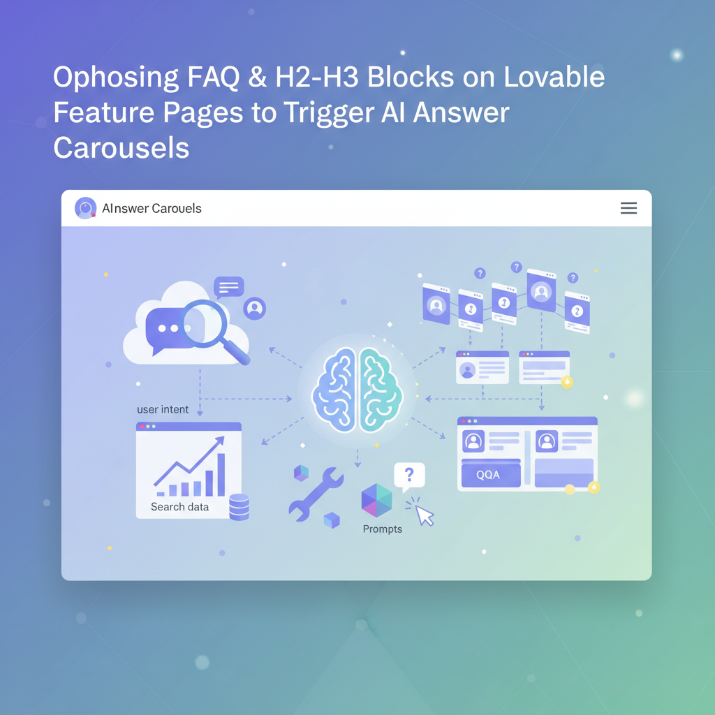 Optimize FAQ & H2–H3 Blocks on Lovable Feature Pages to Trigger AI Answer Carousels
