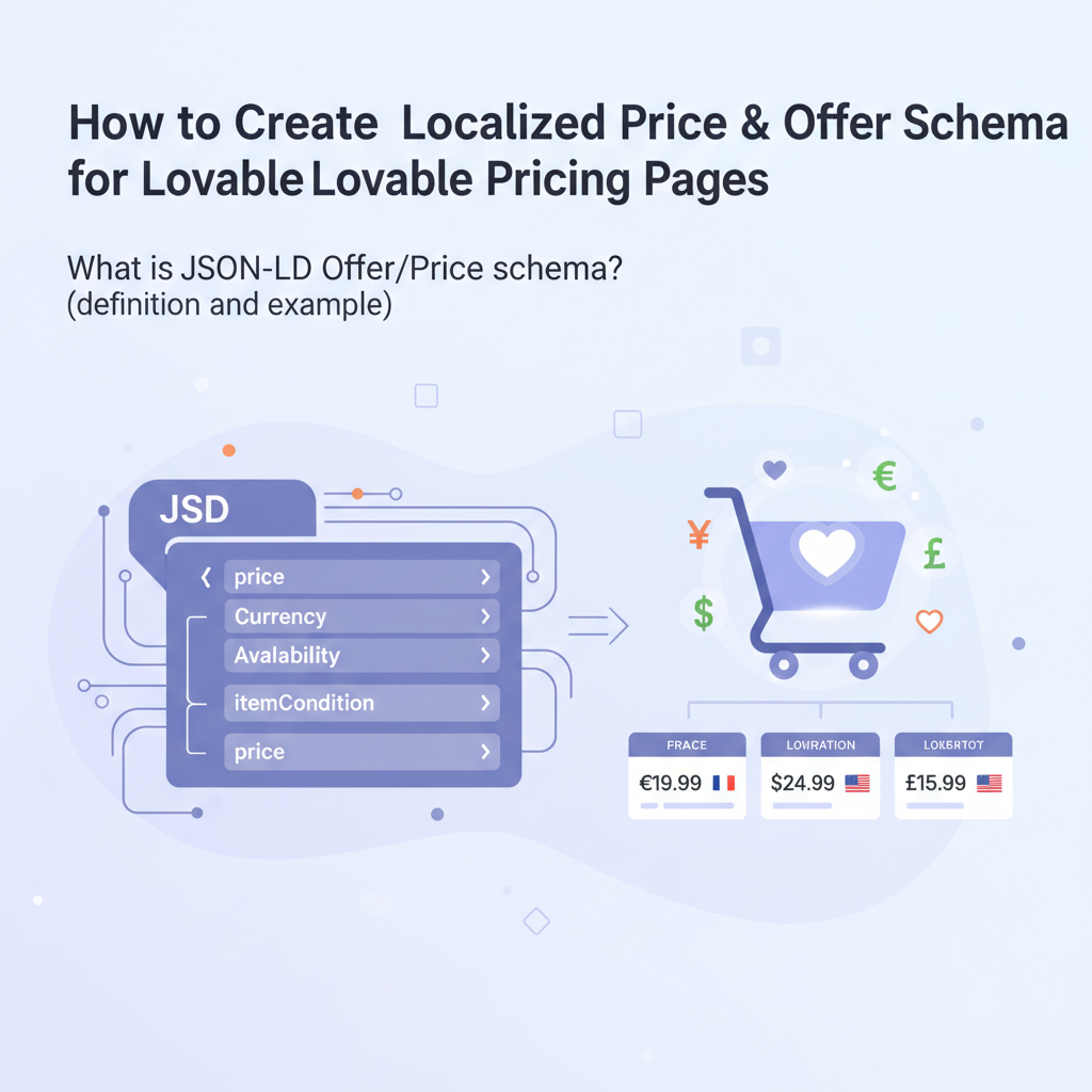 What is JSON-LD Offer/Price schema? (definition and example) illustration