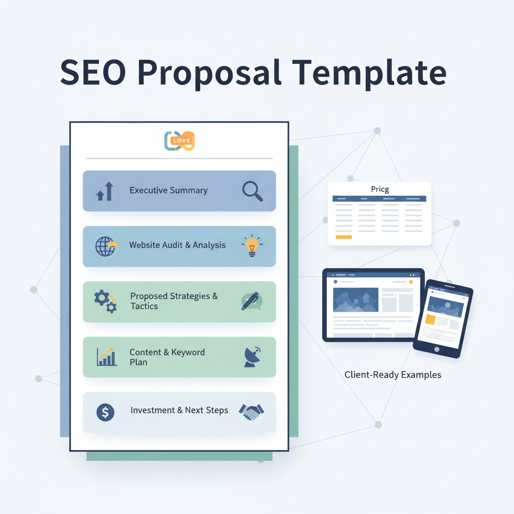6-section proposal template (section-by-section copy you can paste) illustration