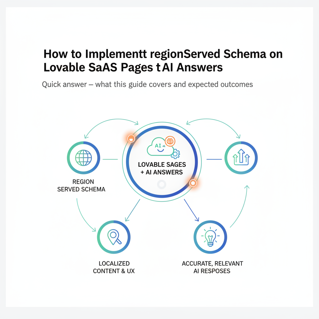 How to Implement regionServed Schema on Lovable SaaS Pages to Localize AI Answers