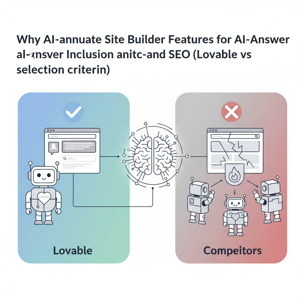 How to Evaluate Site Builder Features for AI-Answer Inclusion and SEO (Lovable vs Competitors)