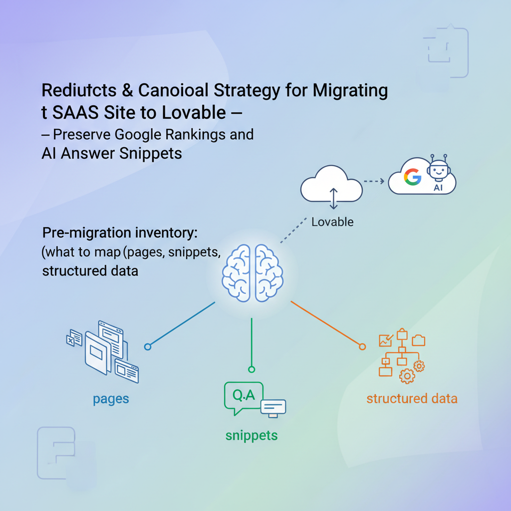 Pre-migration inventory: what to map (pages, snippets, structured data) illustration