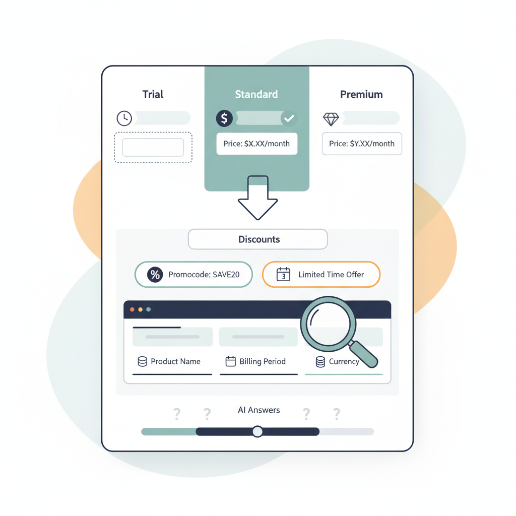 Quick overview — what fields AI answers look for on pricing pages illustration